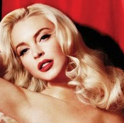 Fotos de Lindsay Lohan como Marilyn Monroe para a Playboy vazaram