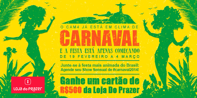 Concurso de Carnaval no Cam4