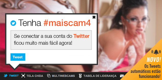 Tweets automatizados agora no Cam4