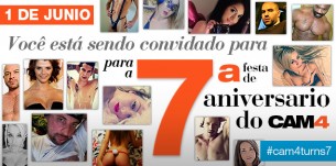 Feliz 7º Aniversário do Cam4