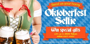 Sua Oktoberfest Selfie pode ganhar Tokens!