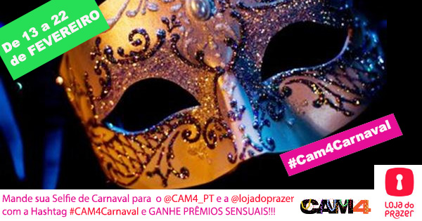 Vencedores do Concurso de Selfies de Carnaval no Cam4