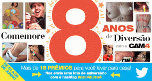 CAM4 Turns 8: Celebre com a gente!