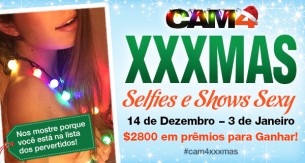 Vote na sua foto preferida XXXmas de Natal no CAM4