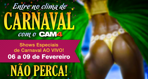 Shows Especiais de Carnaval no Cam4