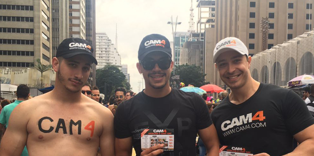 CAM4 na Parada do Orgulho LGBT de São Paulo