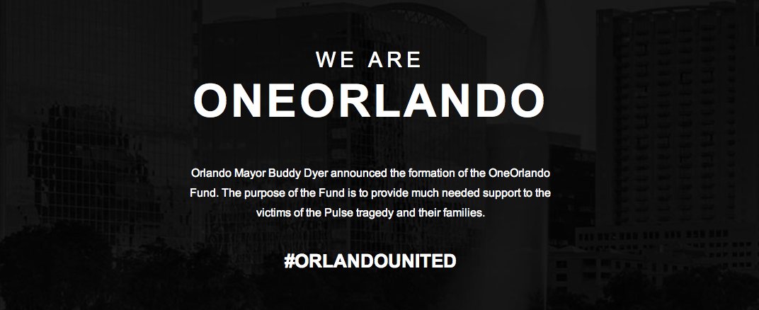 Você levantou US$ 3.100 para apoiar OneOrlando