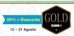 Celebre as #Olimpiadas com 25% de desconto no GOLD!