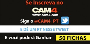 Ganhe 50 Fichas Grátis no CAM4