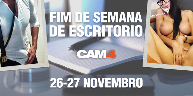 Programação de Shows #escritório no CAM4 nesse fim de semana
