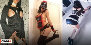 As melhores Fotos de Uniforme do Fim de Semana no CAM4