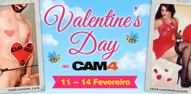 Assista aos Shows especiais Valentine’s Day no CAM4