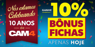 Ganhe Bônus em Fichas no CAM4 Apenas Hoje!