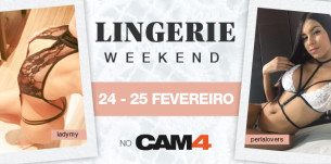 Shows Especiais de Lingerie nesse fim de semana no CAM4