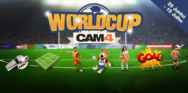 Novos Presentes Copa do Mundo no CAM4