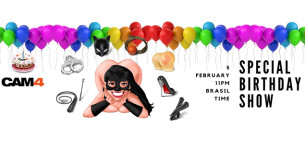 Show Especial de Aniversário da Camgirl Fodastica69 no CAM4