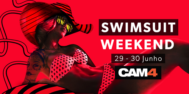 Desfile de roupas de banho sensuais na webcam este final de semana no CAM4!