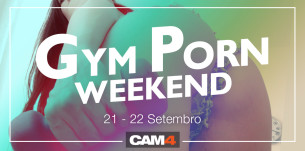 Neste fim de semana o CAM4 se transformará em uma academia pornô! Gym Porn Weekend