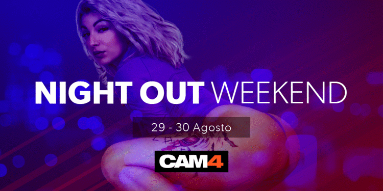 Fim de Semana Night Out no CAM4 – Nossos performer em roupas de festa