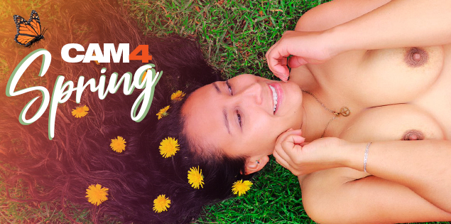 Divirta-se com as cores da Festa da Primavera do CAM4 – Fotos da primavera sexy!