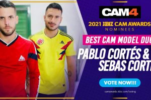 Vote no casal gay pornô PabloySebas no Xbiz Cam Awards 2021!