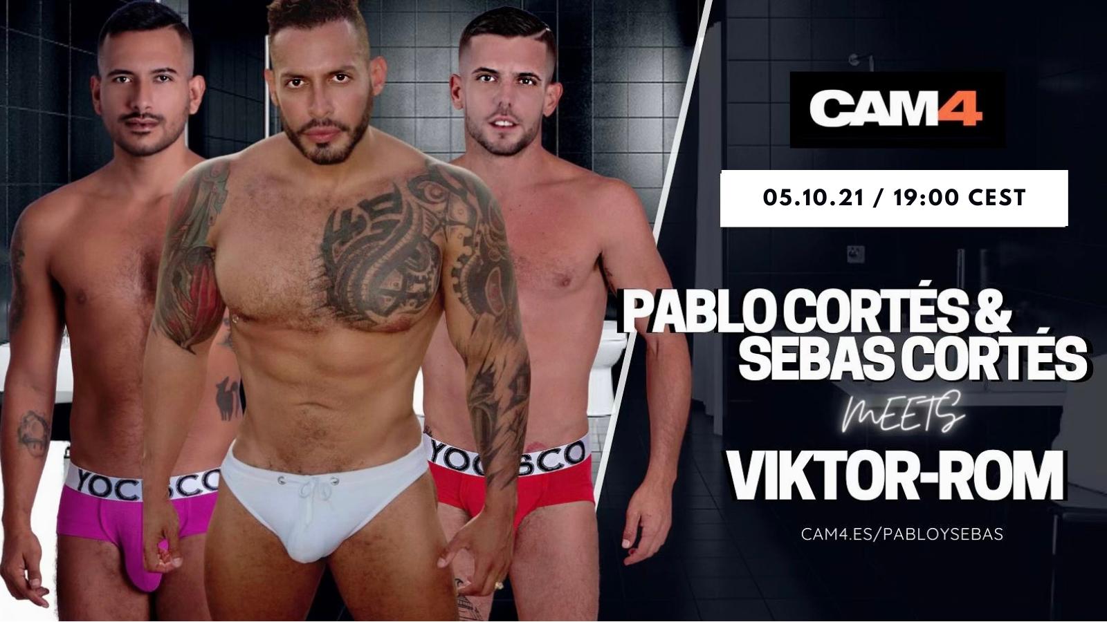 Pabloysebas e Viktor Rom juntos no CAM4!