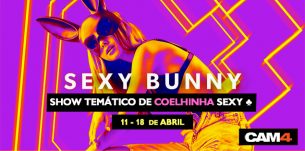 Fim de semana prolongado? Passe o feriado na companhia das Coelhinhas Sexy do CAM4!