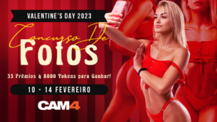 O Valentine´s Day mais romântico e gostoso espera por você no CAM4