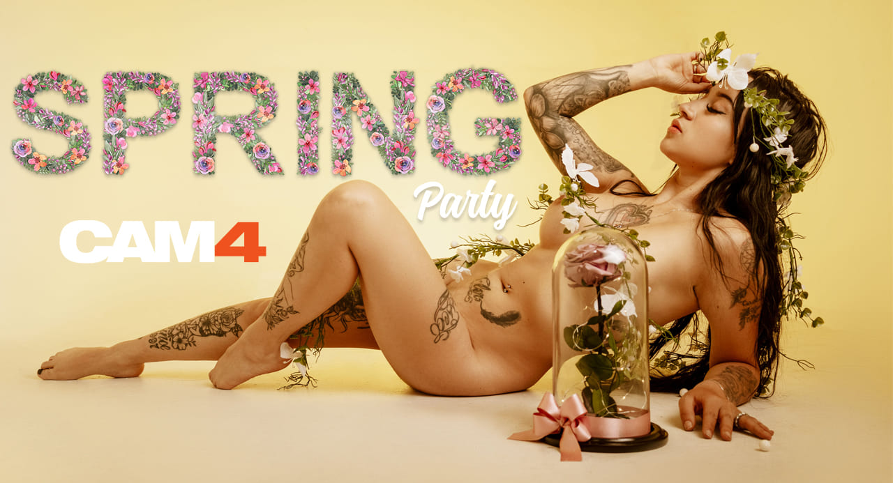#SpringParty 🌷A Galería da Primavera Pornô do CAM4!