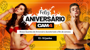 Venha comemorar o aniversário do Cam4 no Cam4Bday 2024!