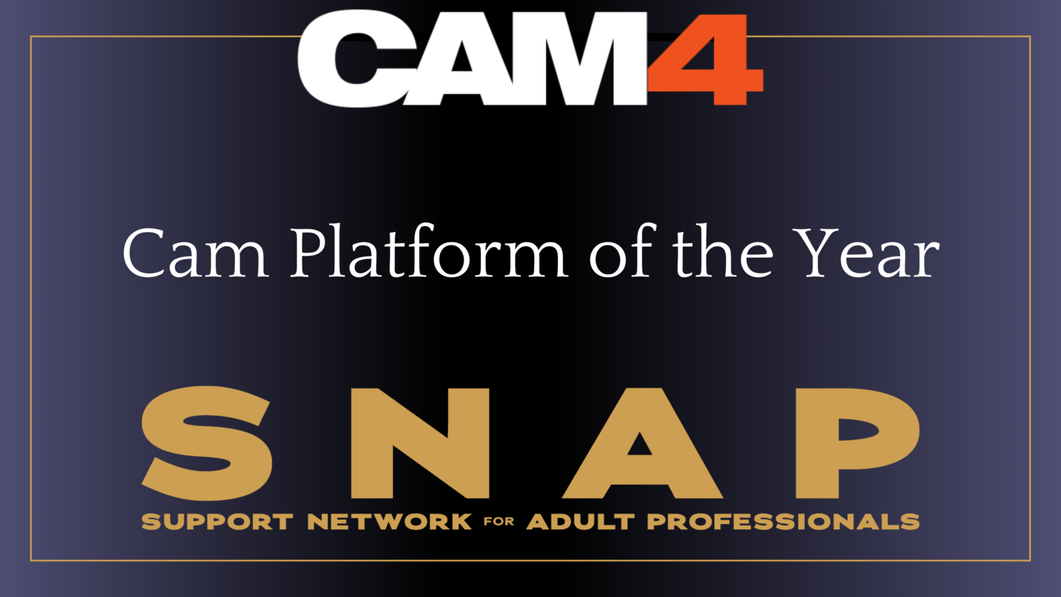 CAM4 ganha “Plataforma Cam do Ano” no SNAP Awards 2024