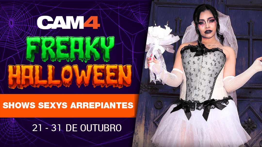 CAM4 Halloween 🎃Shows sexys incríveis em breve no CAM4! 😈