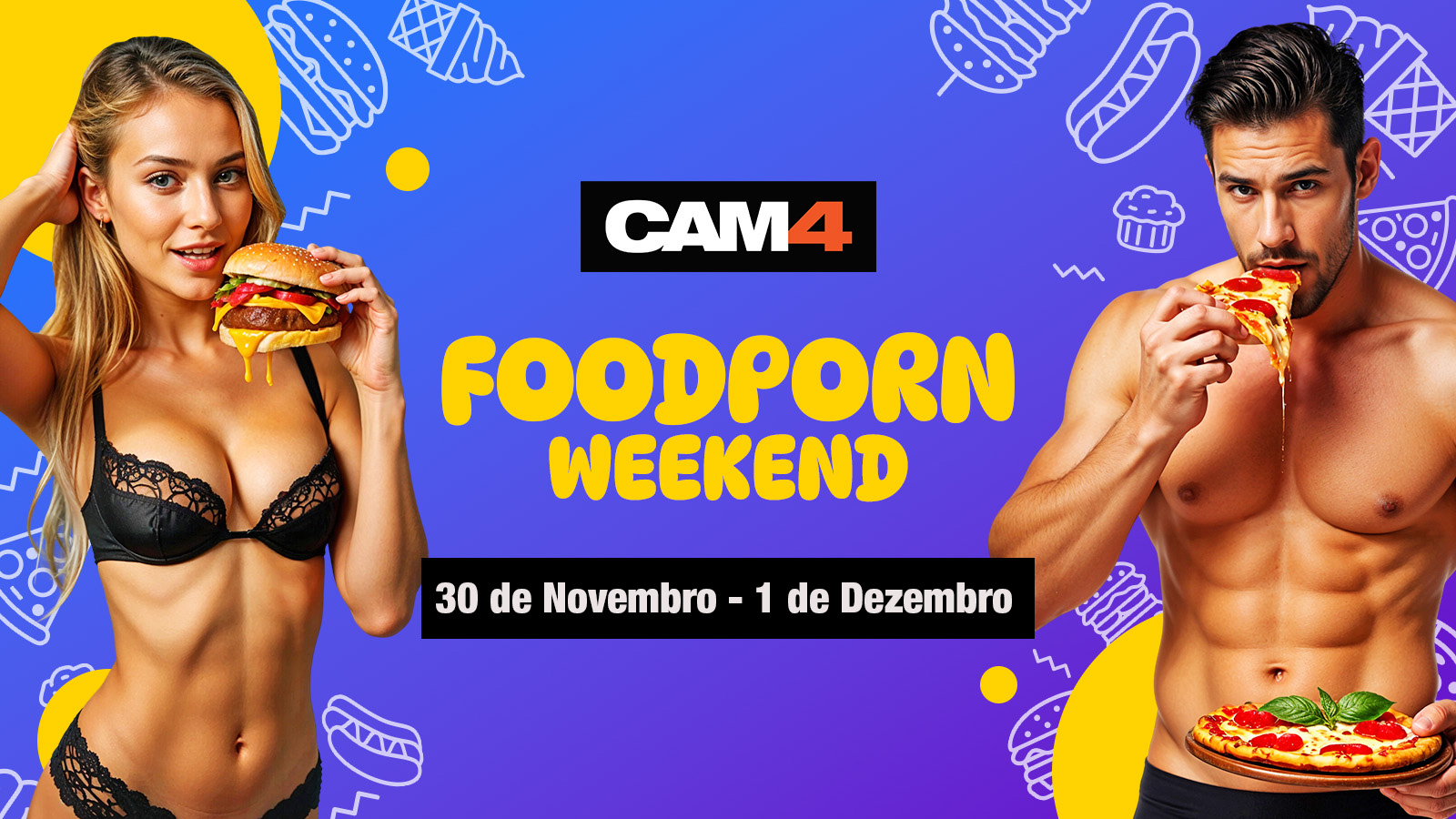 Food Porn Weekend ? Acompanhe os shows deliciosos do fim de semana?