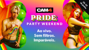 CAM4 Pride Party 2025 – Comemore o Orgulho LGBT+ na webcam! 🏳️‍🌈🏳️‍⚧️