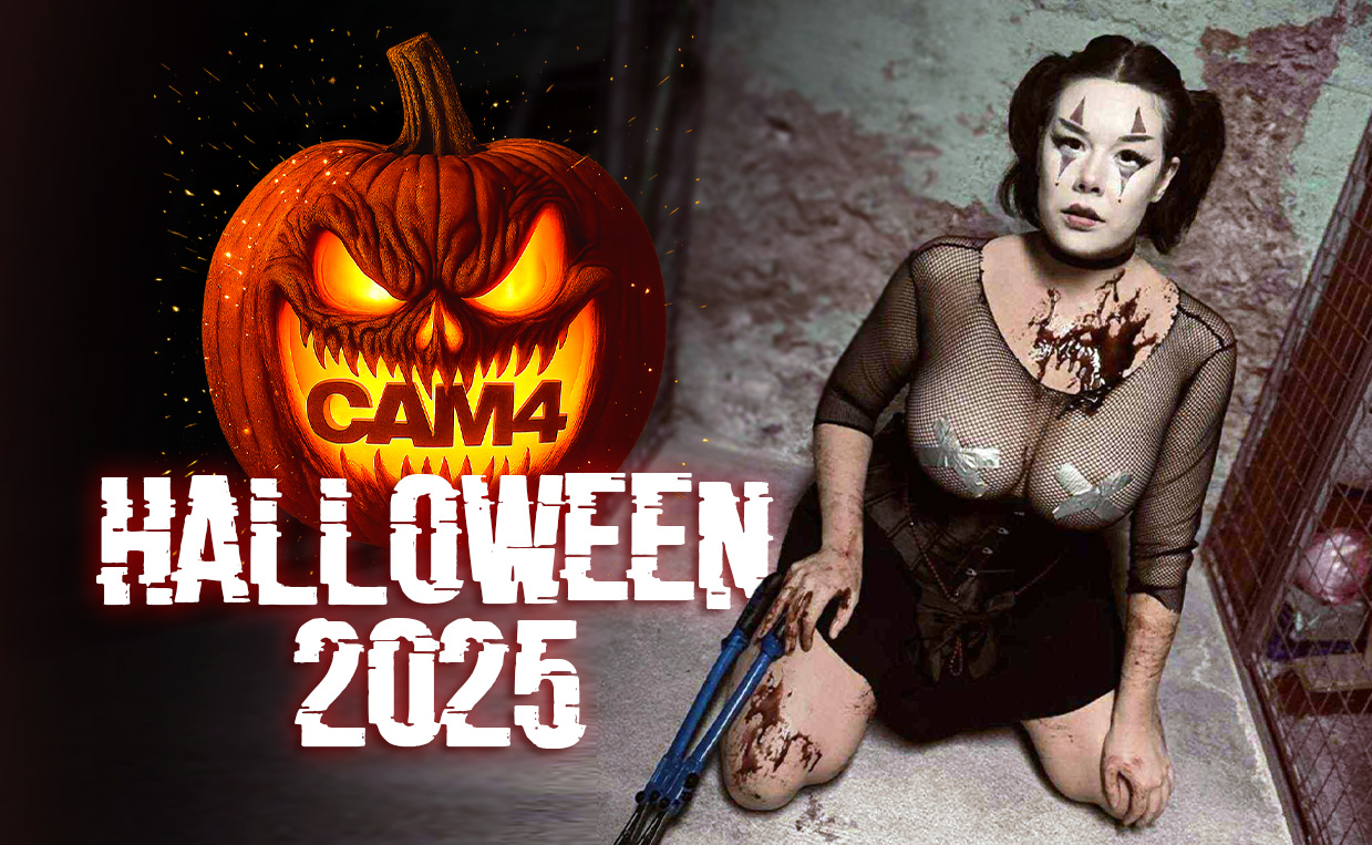 CAM4 Halloween 2025 🎃 Confira as fantasias mais sensuais! 😈
