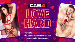 Passe um Valentine’s Day INTENSO no CAM4 ❤️‍🔥 Acompanhe as transmissões sensuais ao vivo!
