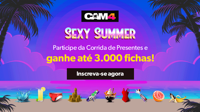 ☀️ Verão Sexy no CAM4: Dê presentes e ganhe até 3.000 Tokens! 🔥🎁