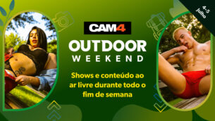 Viva um fim de semana quente de sexo ao ar livre no CAM4! 🔥 #outdoorsex