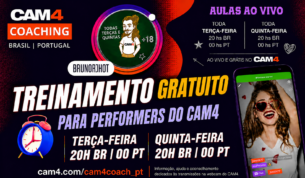 Calendário Mensal de Treinamento gratuito para Modelos de Webcam do mês de Julho de 2026