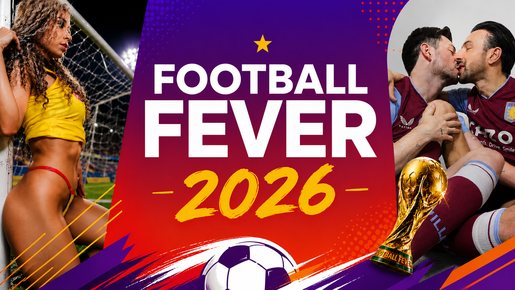 Febre de Futebol no CAM4! ⚽ Veja as melhores fotos da Copa do Mundo pela webcam!