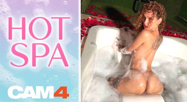 🫧Reviva os shows com as massagens mais sensuais e provocantes do Hot SPA no 💦 CAM4