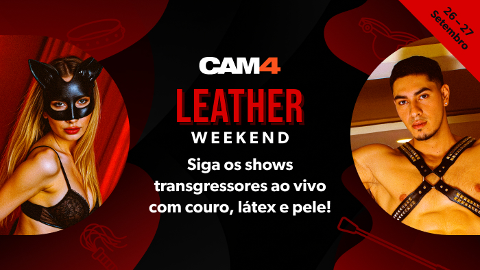 Maratona de Couro e Látex #Couro 😈 Não perca a ação!